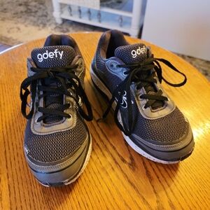 Gdefy Black and Gray Athletic Shoes